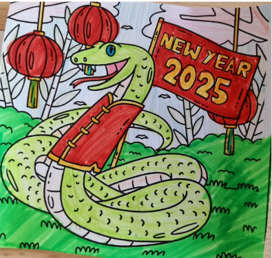 蛇年快乐！BONNE ANNÉE DU&nbsp;SERPENT!