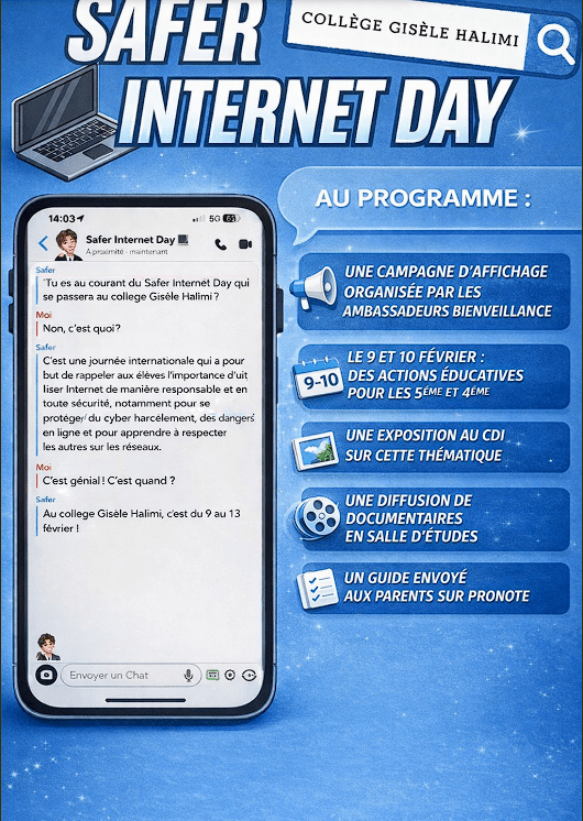 SAFER INTERNET DAY AU COLLEGE