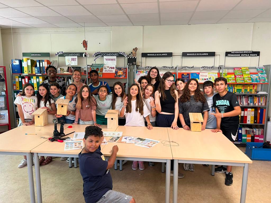 ATELIER NICHOIRS AVEC LES ECO-DELEGUES